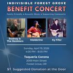 Indivisible Forest Grove Benefit Concert