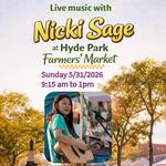 Nicki Sage at Hyde Park Farmer's Market - 5/31