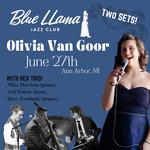 Olivia Van Goor at the Blue Llama Jazz Club