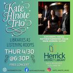 Kate Hinote Trio - Libraries As Listening Rooms - Holland Edition
