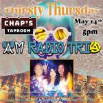 AM Radio Trio is on tap for Thirsty Thursday at CHAPS TAPROOM!