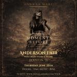 "The Moments Before" Tour : Anna La Mare @ Anderson Fair