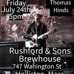 Live at Rushford & Sons Brewhouse in Holliston, Mass