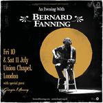 An Evening With Bernard Fanning - Union Chapel, London UK