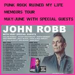 John Robb memoirs book tour with Stuart from Mogwai