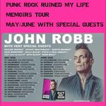 John Robb memoirs tour plus guest Martin Bramah (House of All)