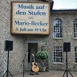Musik auf dem Stufen 