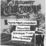 REMEMBER NOVEMBER x POLLUTED w/ Strange Times + Barn Burner