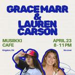 Grace Marr & Lauren Carson