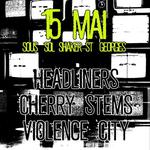 Headliners + Cherry Stems + Violence City @Shaker St-Georges