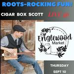 Blues, Bluegrass, Folk, Roots - Free Show - Cigar Box Scott - Englewood Market