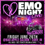 Emo Night LIVE w/ All American Throwbacks @ Bad Apple Saloon | Cory, IN