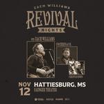 Zach Williams’ Revival Nights Tour 2026