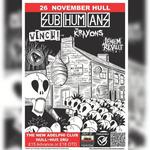 Subhumans, Wench, The Krayons, Jenkem Revolt