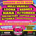 Das Mindener Mega 90er Open Air Festival 2026