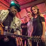 Smiley Tillmon Band feat Kate Moss at Beverly Arts Center - Courtyard