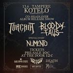 Torchia & Bloody Falls co-headliner album release show+ special guest Numento