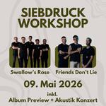 Siebdruck Workshop + Akustik Konzert 