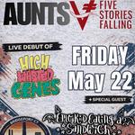 Aunts + Five Stories Falling w/ High Wasted Genes, Emo Kid Eating a Sandwich