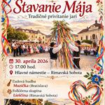 Stavanie mája Rimavská sobota.