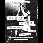 All Hype, Palettes, Worseforwear, Perch, Slowblink - 5/20 at the Beerded Bean