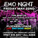 EMO NIGHT ft. Flicker//Fade Live Band Emo Night