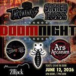 DOOMNIGHT: Ars Arcanum, The Rose Court, Sacred Fuzz, The Throwaways & Umlouse