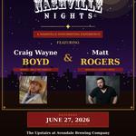 Nashville Nights Featuring Craig Wayne Boyd and Matt Rogers