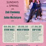 Cup O'Joe @ Sundays in Spring w/ Zoë Conway and John McIntyre