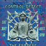 BARLEY AND SWORD PRESENTS- CONTROL DEFECT, THE ERASERS, VURV