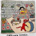 Shellshag, Kepi Ghoulie, Kait Eldridge, Beauty at Cats Luck Vegan
