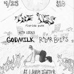 The Icks (Miami punk) with Godmilk and Radar Blips