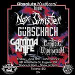 ABSOLUTE HEATHENRY TOUR: EUGENE ECSTASY
