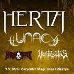 Herta (GR) / Lunacy / Unborn Suffer / VomitvsanctvS - 9 V 2026 - Carpenter
