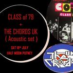 The Chords UK ( Acoustic set ) with CLASS of 79  at The HALF MOON , PUTNEY 