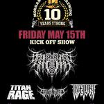 Broken Glass Sanctuary, Titan Rage, Archonic, Infidel @ Morgan Territory Brewery Tracy
