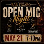 Bar Figaro Open Mic Night (Venue 21+)