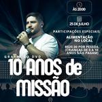 Show e Gravação do DVD de 10 Anos de Missão