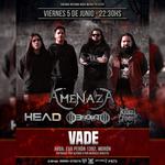 AMENAZA en Vade junto a Head, Obsoleto y Ritual Groove