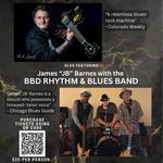 Kurt Allen Band and James “JB” Barnes stand BBD Rhythm & Blues Band at The Lizzie Rose 