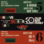 CLUB BAR FAMILY 30TH ANNIVERSARY×Unravel Master Tape