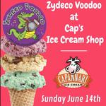 Zydeco Voodoo at Cap's Ice Cream Sunday Concert in the Park