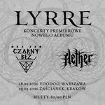 Koncert LYRRE + Czarny Bez + Aether
