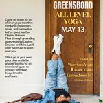 Live Music Yoga at Back Table Greensboro, NC