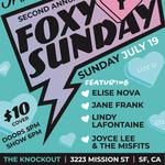 Foxy Sunday w/Joyce Lee & the Misfits, Lindy LaFontaine, Jane Frank, Elise Nova