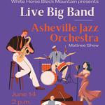 Big Band MATINEE show at White Horse Black Mountain