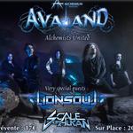Avaland (Release Party) + Lionsoul + Scale Of Alkan - Grenoble - L'Ampérage