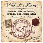 P.S. IT'S FUNNY STAND-UP COMEDY SHOW MAY 15TH AT PRESERVATION SOCIETY VINTAGE SHOPPE