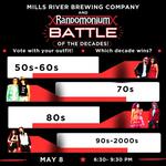 Battle of the Decades at Mills River Brewing Company!