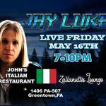 Jay Luke live at John's Italian Restaurant in Greentown May 16th 